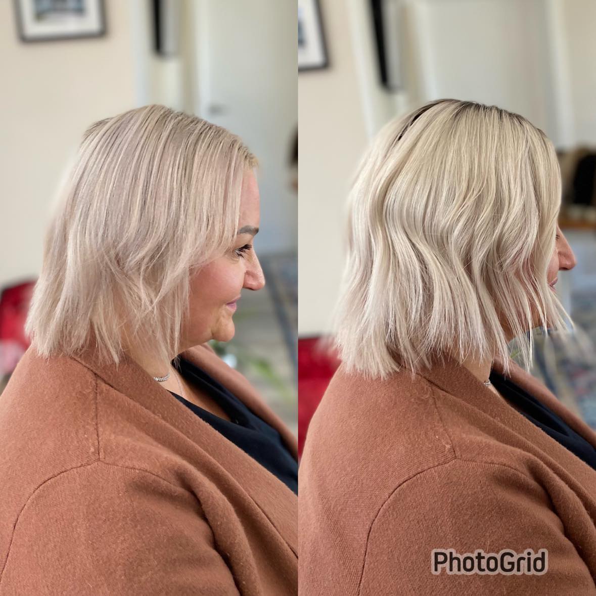 Kylie (Light Regrowth) | 100% Remy Hair Topper |  Before and After
