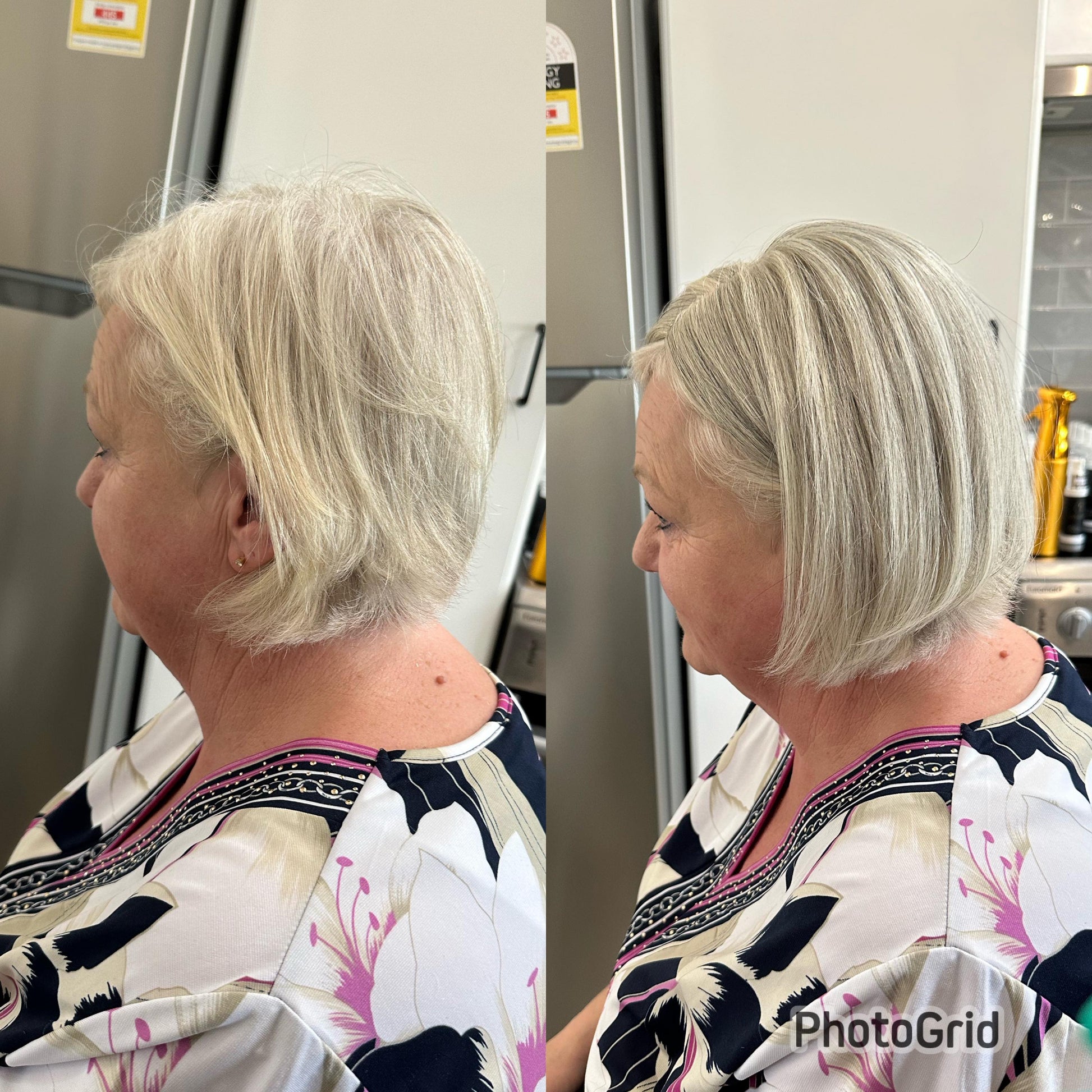 Frost | 100% Remy Hair Topper | Before and After