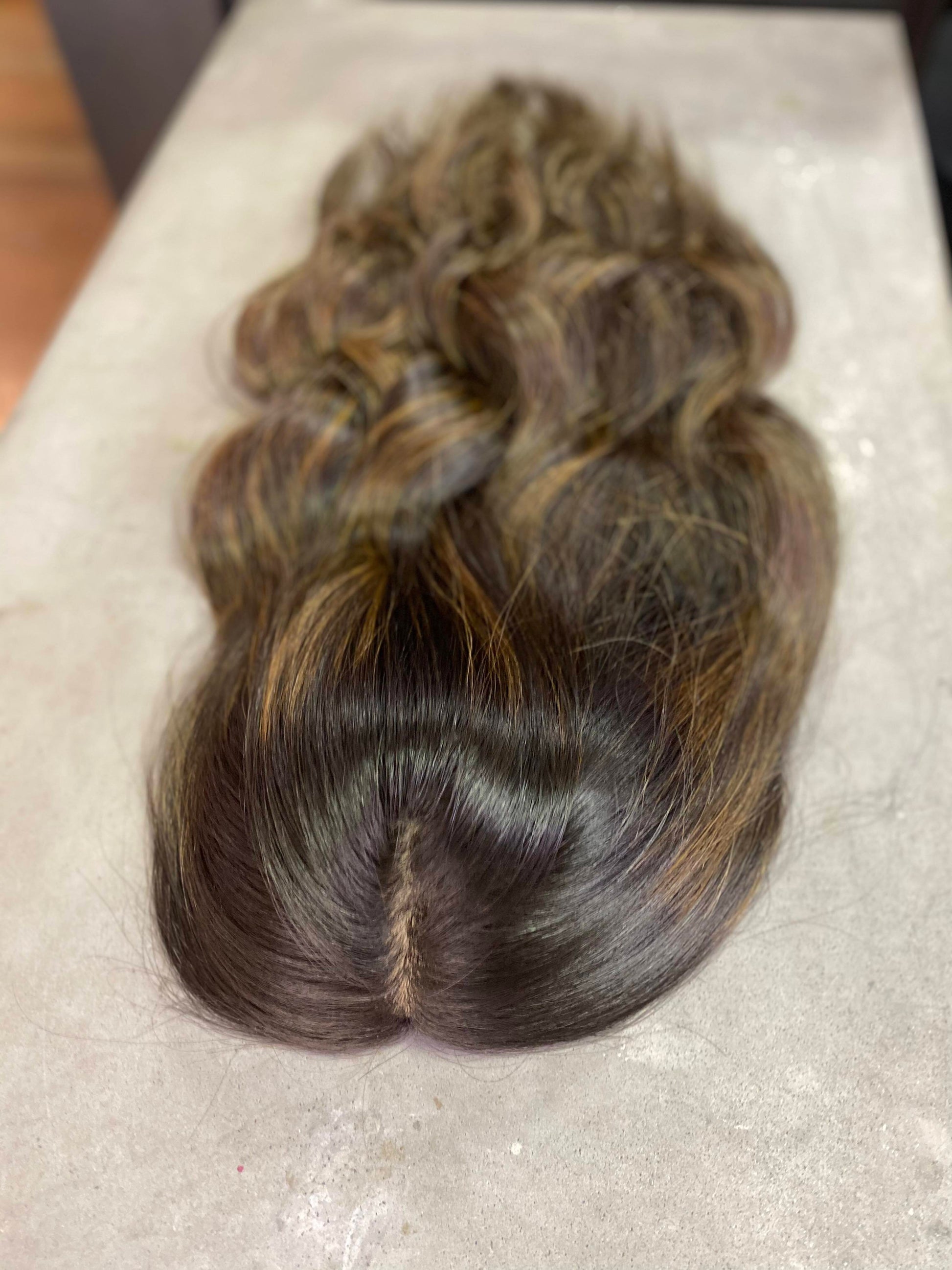 Rachel Ombre (Wavy / Curly) | 100% Remy Hair Topper