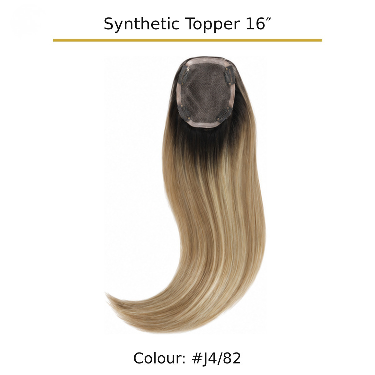 Synthetic Hair Topper | 16″ & 18″