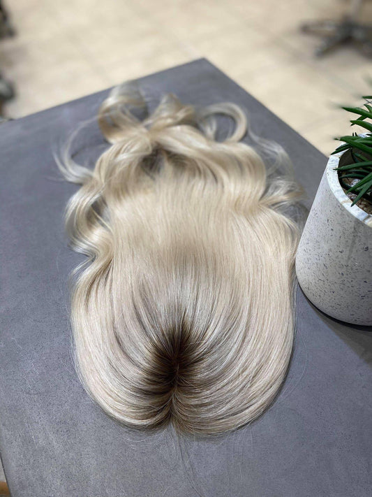 Kylie (Light Regrowth) | 100% Remy Hair Topper