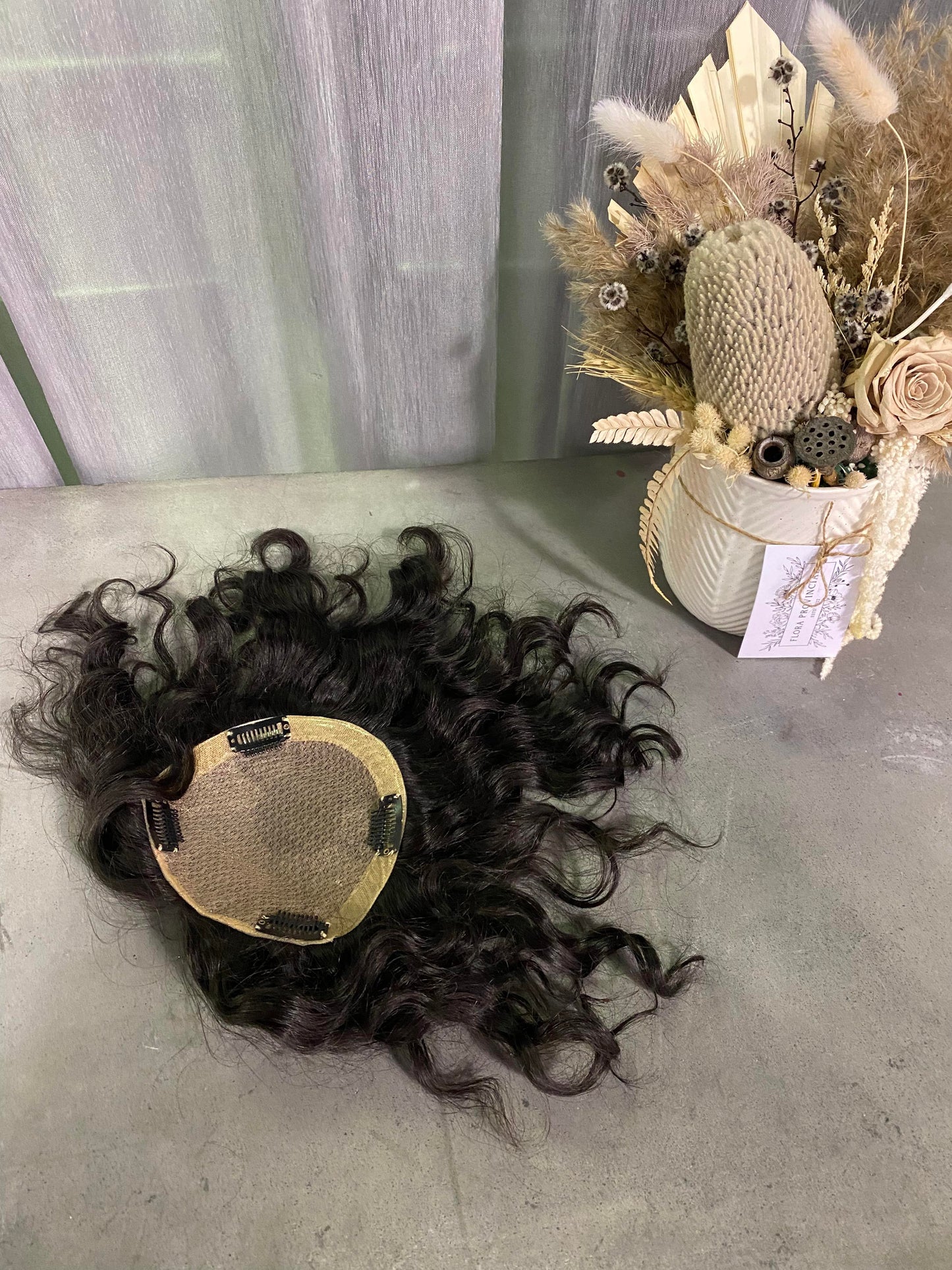 Amy Silk Base (Wavy / Curly) | 100% Remy Hair Topper