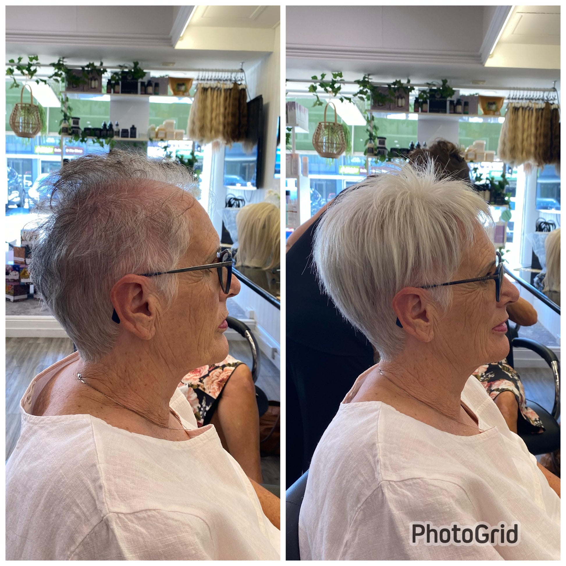 Hope Hair Topper - Before and After