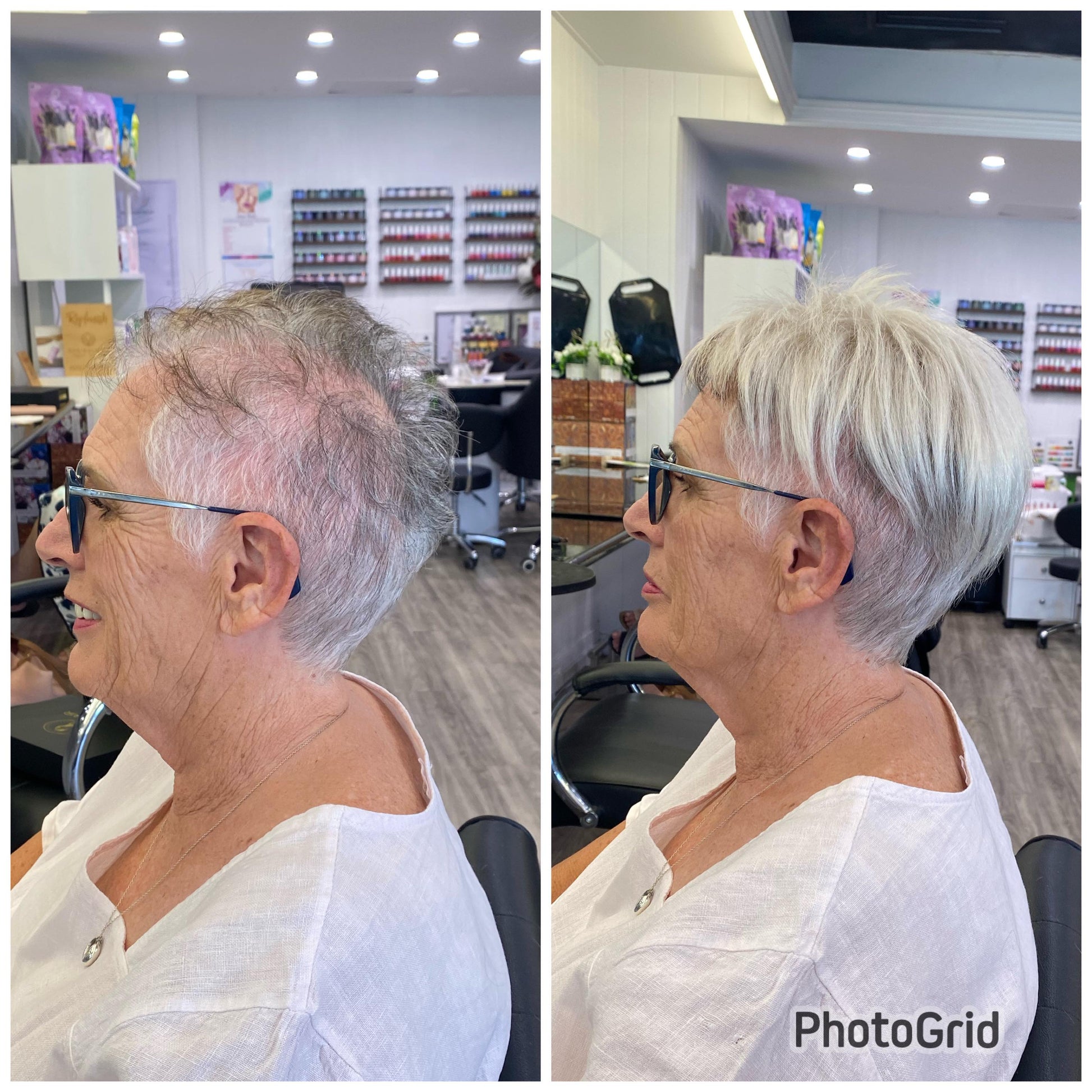 Hope Hair Topper - Before and After