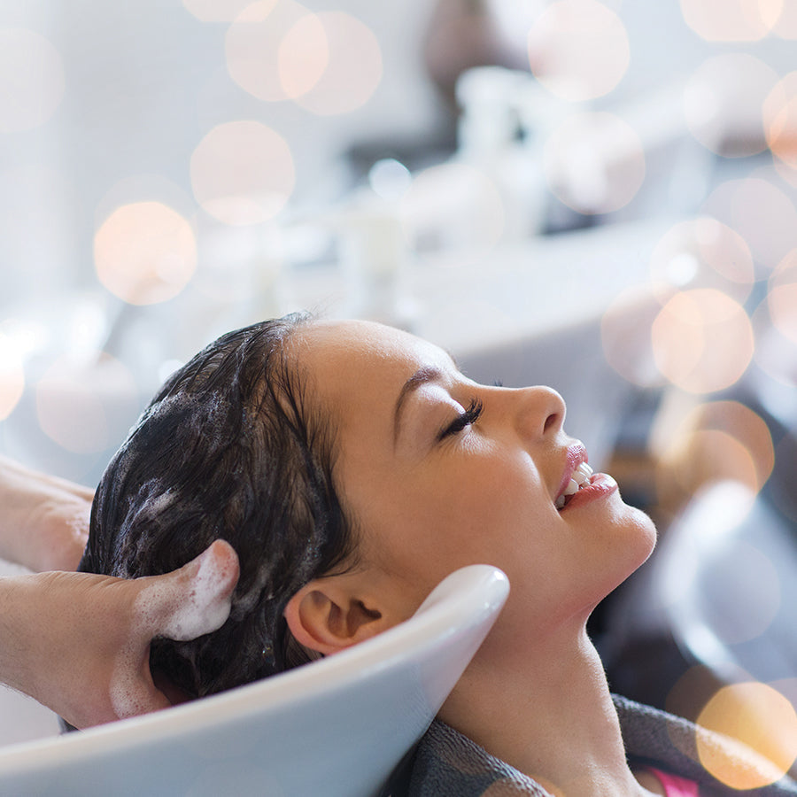 scalp fx shampoo at basin