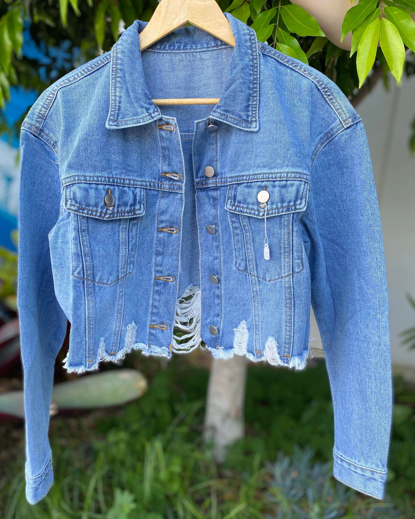 Cropped Denim Jacket