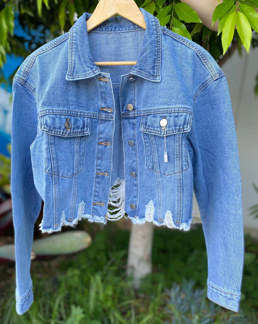 Cropped Denim Jacket