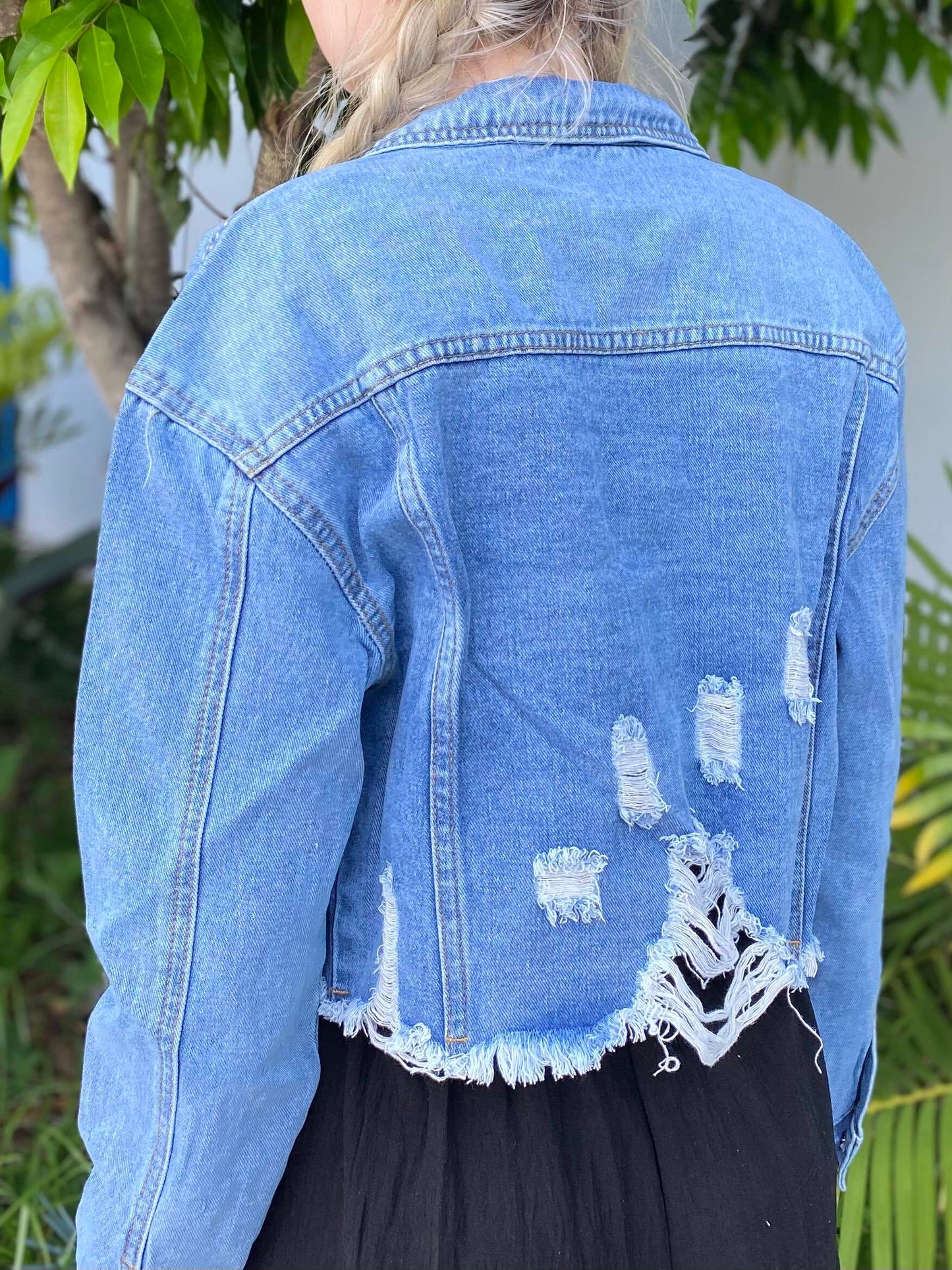 Cropped Denim Jacket