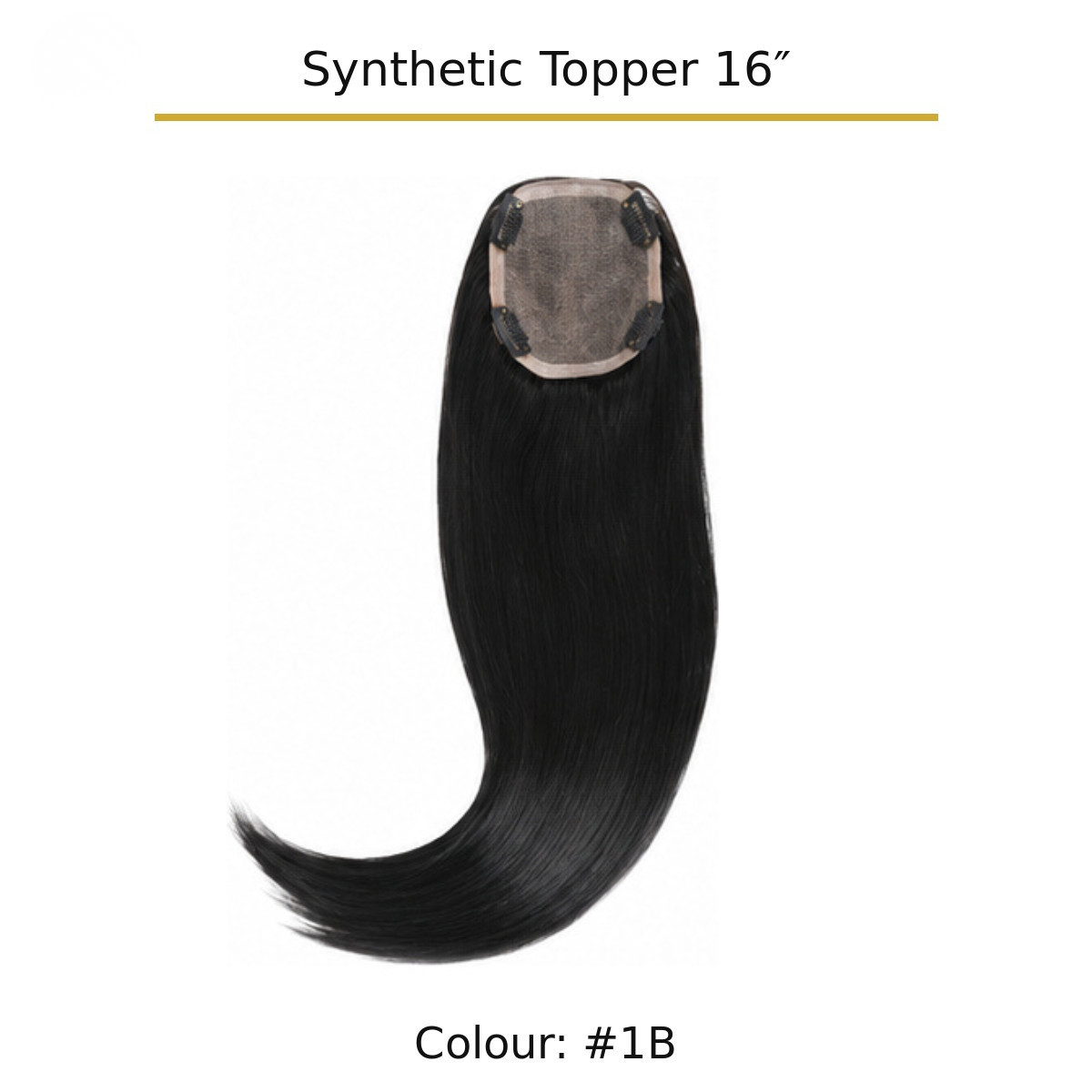 Synthetic Hair Topper | 16″ & 18″