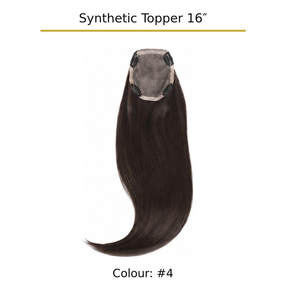 Synthetic Hair Topper | 16″ & 18″