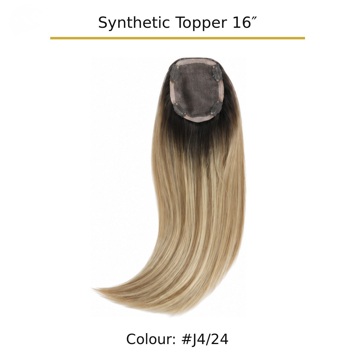 Synthetic Hair Topper | 16″ & 18″