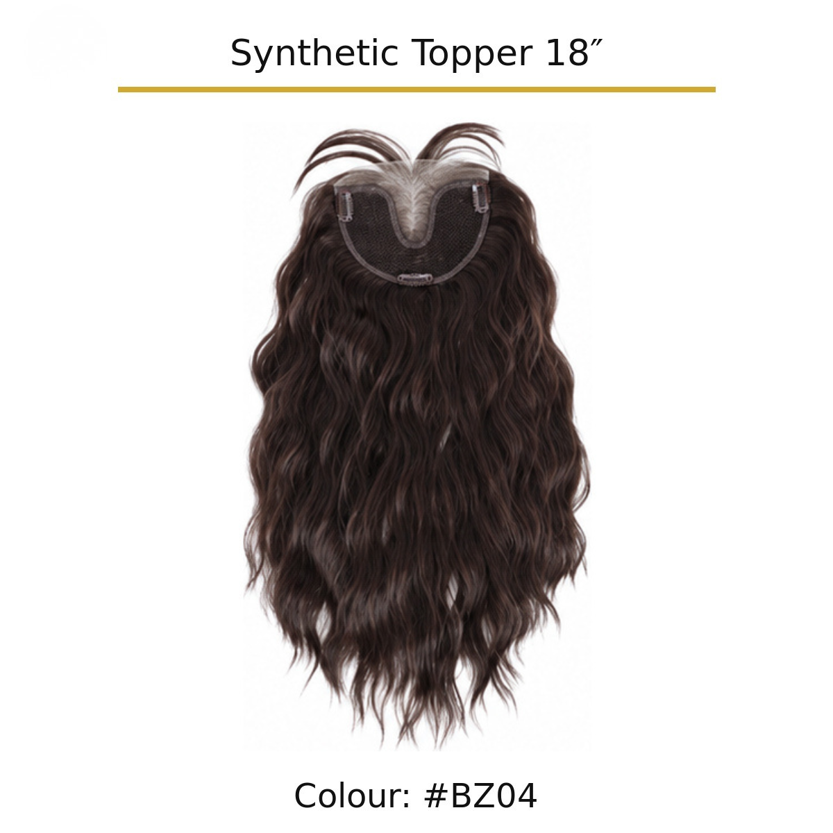 Synthetic Hair Topper | 16″ & 18″