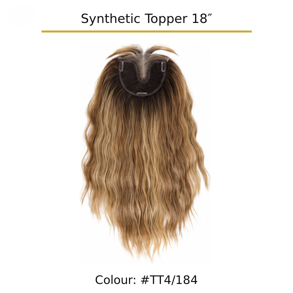 Synthetic Hair Topper | 16″ & 18″