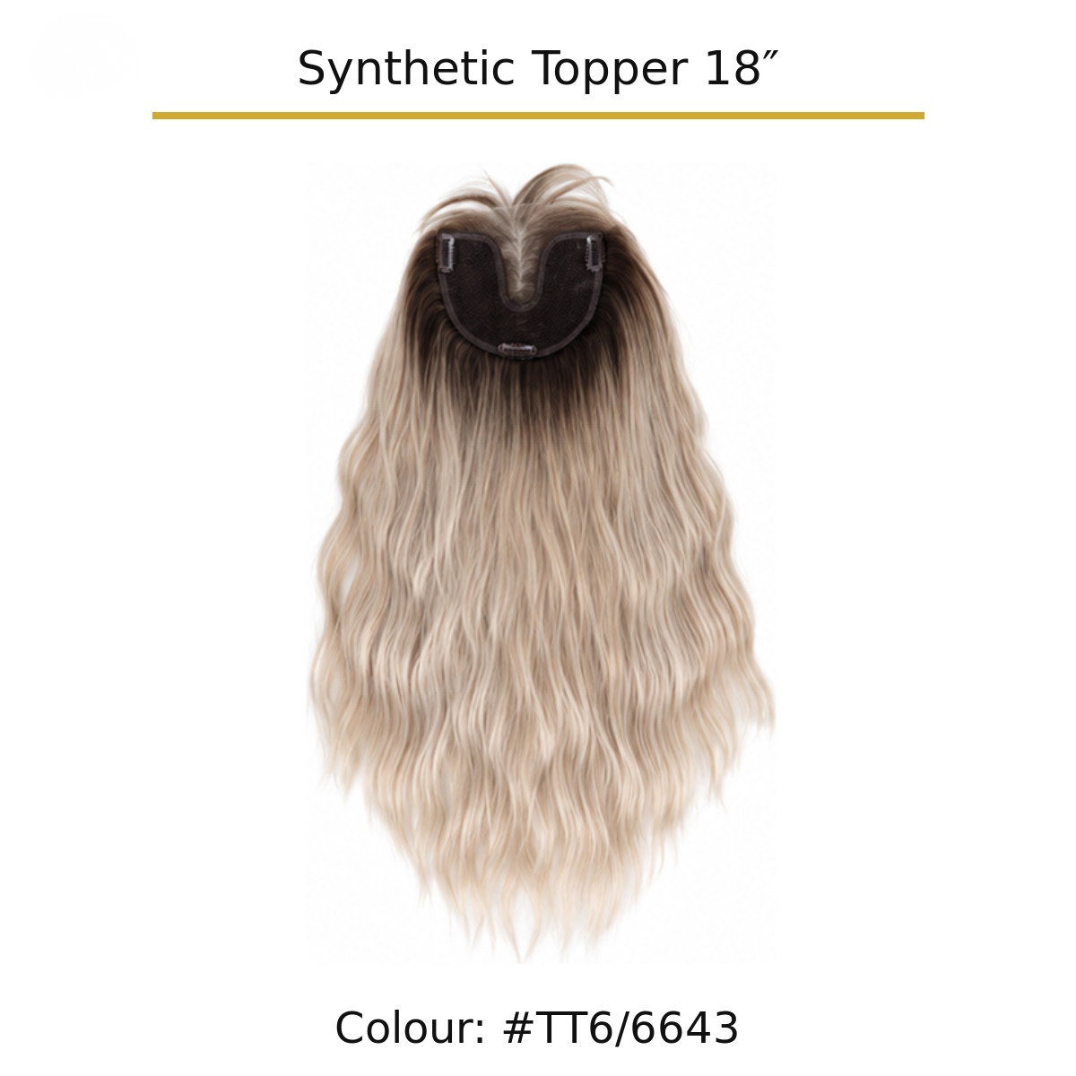 Synthetic Hair Topper | 16″ & 18″