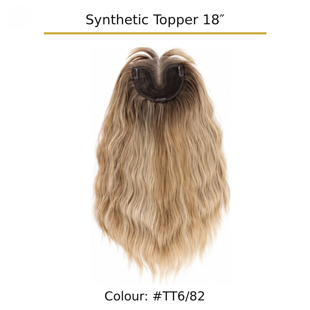 Synthetic Hair Topper | 16″ & 18″