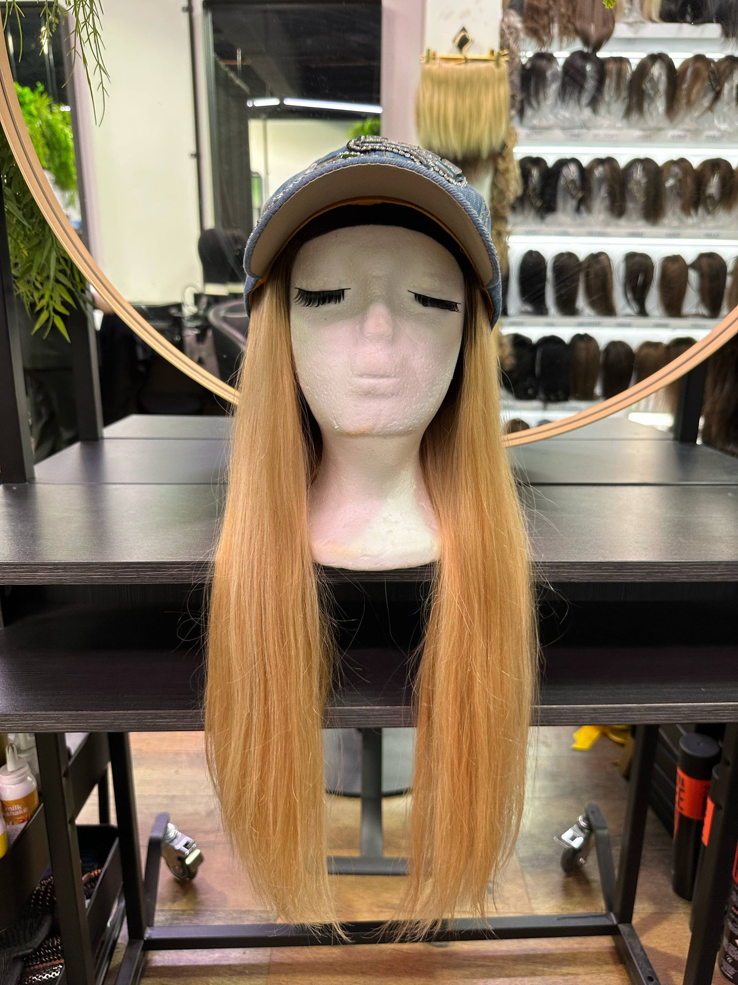 Cap Wig - 20" Natural/Golden Blonde