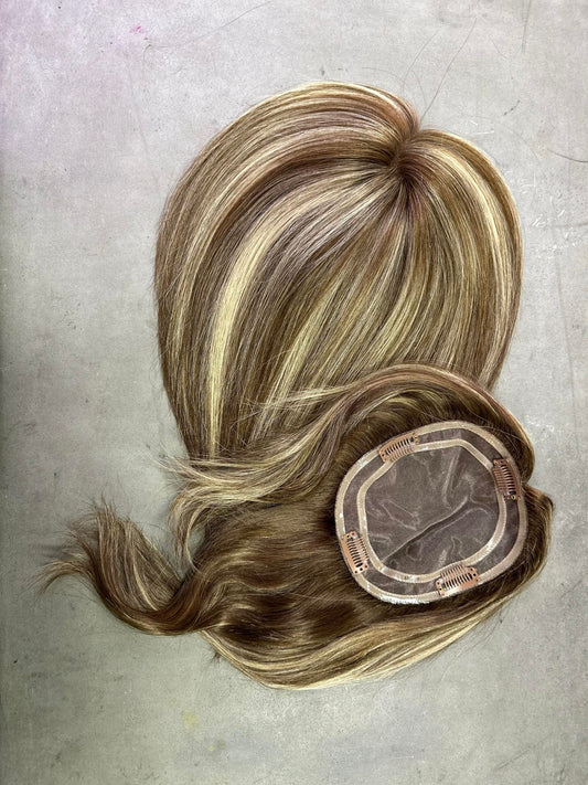 Amber – 100% Remy human hair topper | Salon Gold Hair