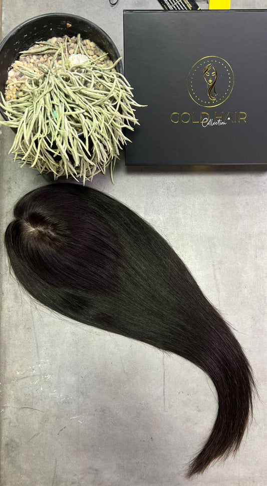 Amy (Silk) – 100% Remy human hair topper | Salon Gold Hair