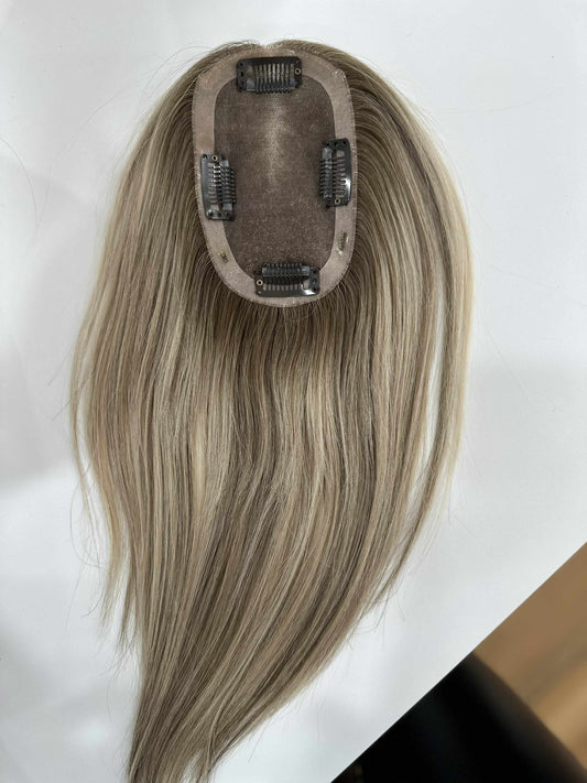 Ashlee – 100% Remy human hair topper | Salon Gold Hair