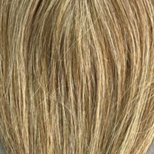 Chantelle human hair scrunchie in light brown – 100% human hair | Salon Gold Hair