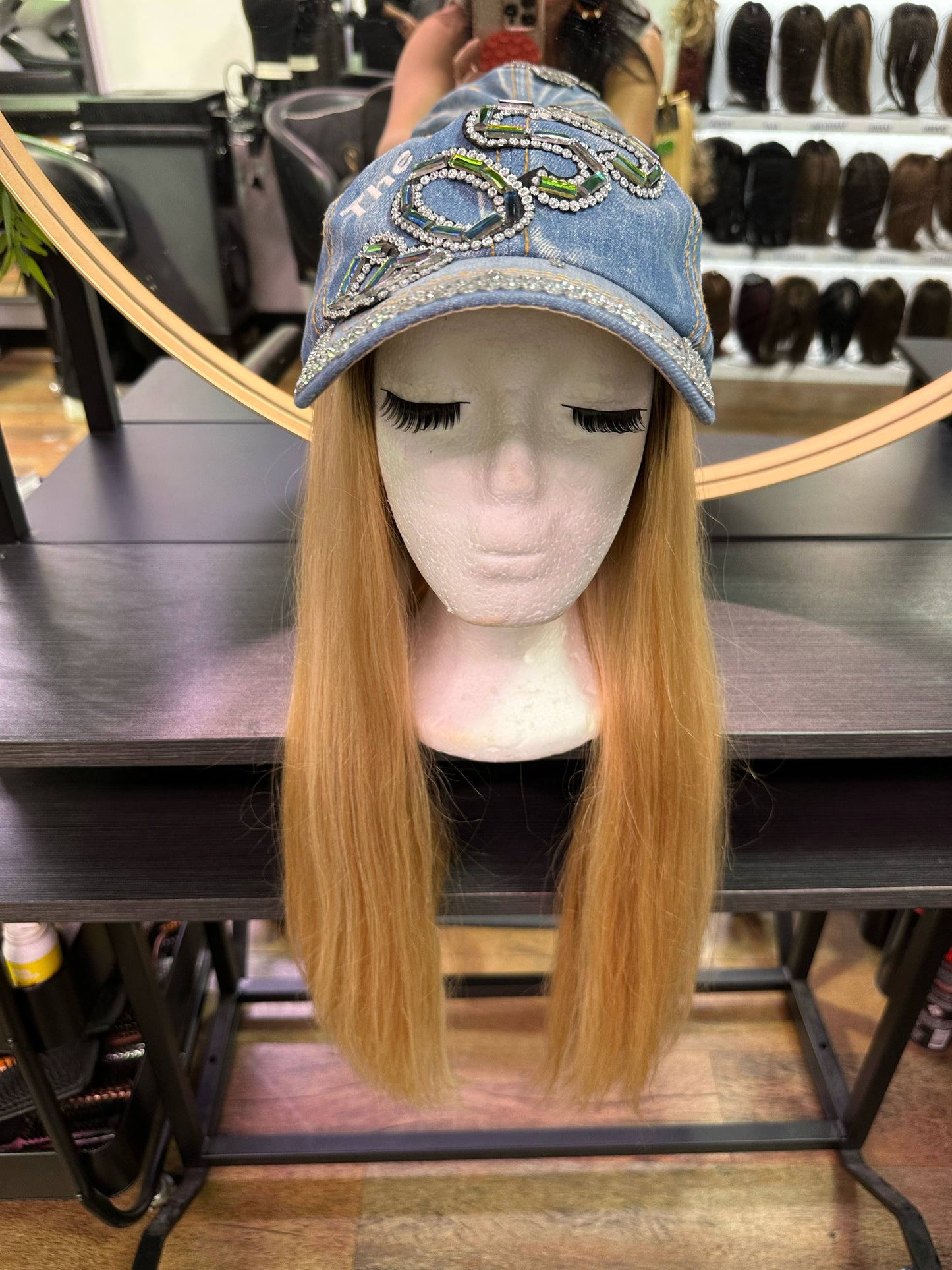 Cap Wig - 20" Natural/Golden Blonde