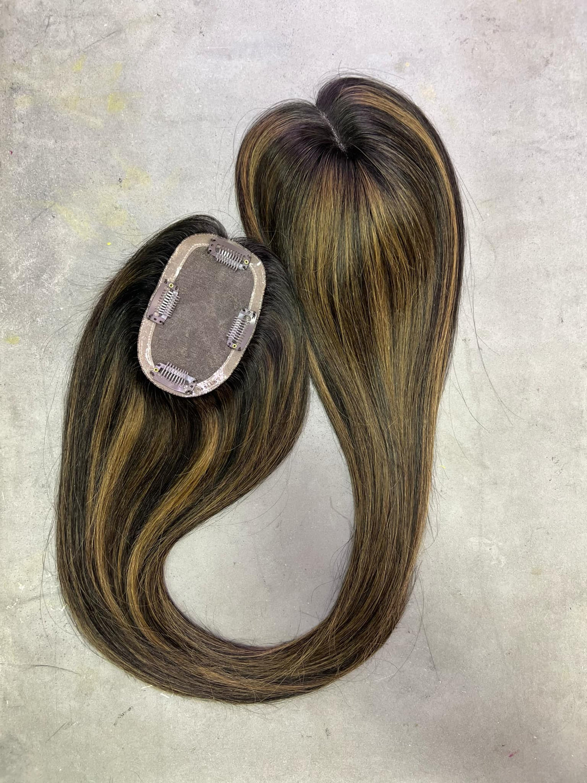 Madeline (Breathable Monofilament Micro Mesh) – 100% Remy human hair topper | Salon Gold Hair – image 2