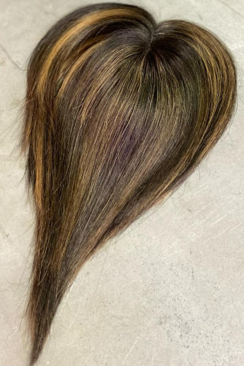 Madeline (Breathable Monofilament Micro Mesh) – 100% Remy human hair topper | Salon Gold Hair – image 5