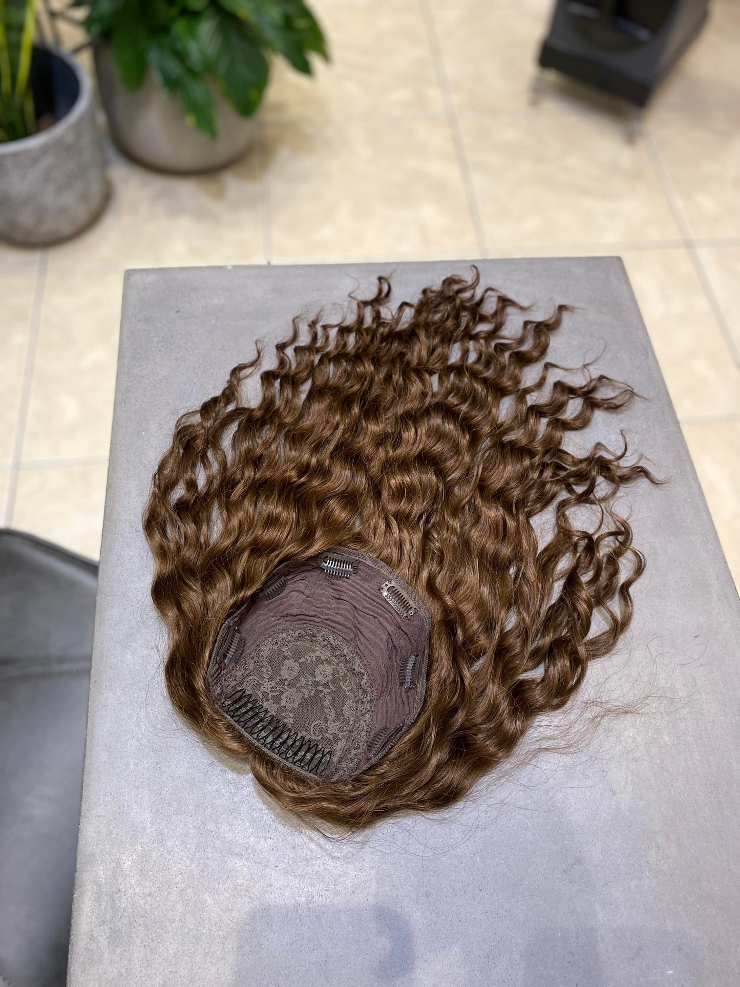 Richelle - Large (Wavy / Curly) | 100% Remy Hair Topper