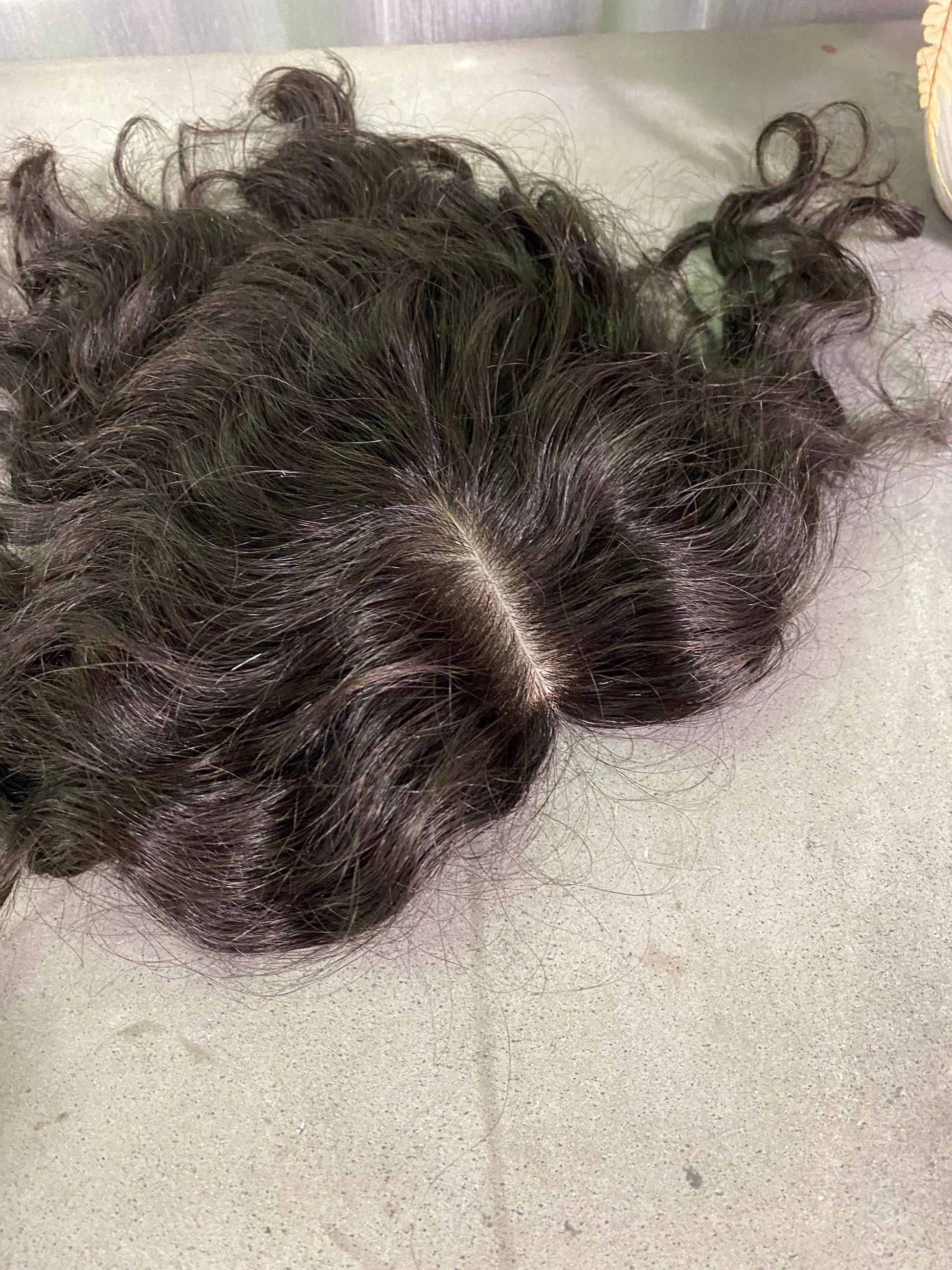 Amy Silk Base (Wavy / Curly) | 100% Remy Hair Topper